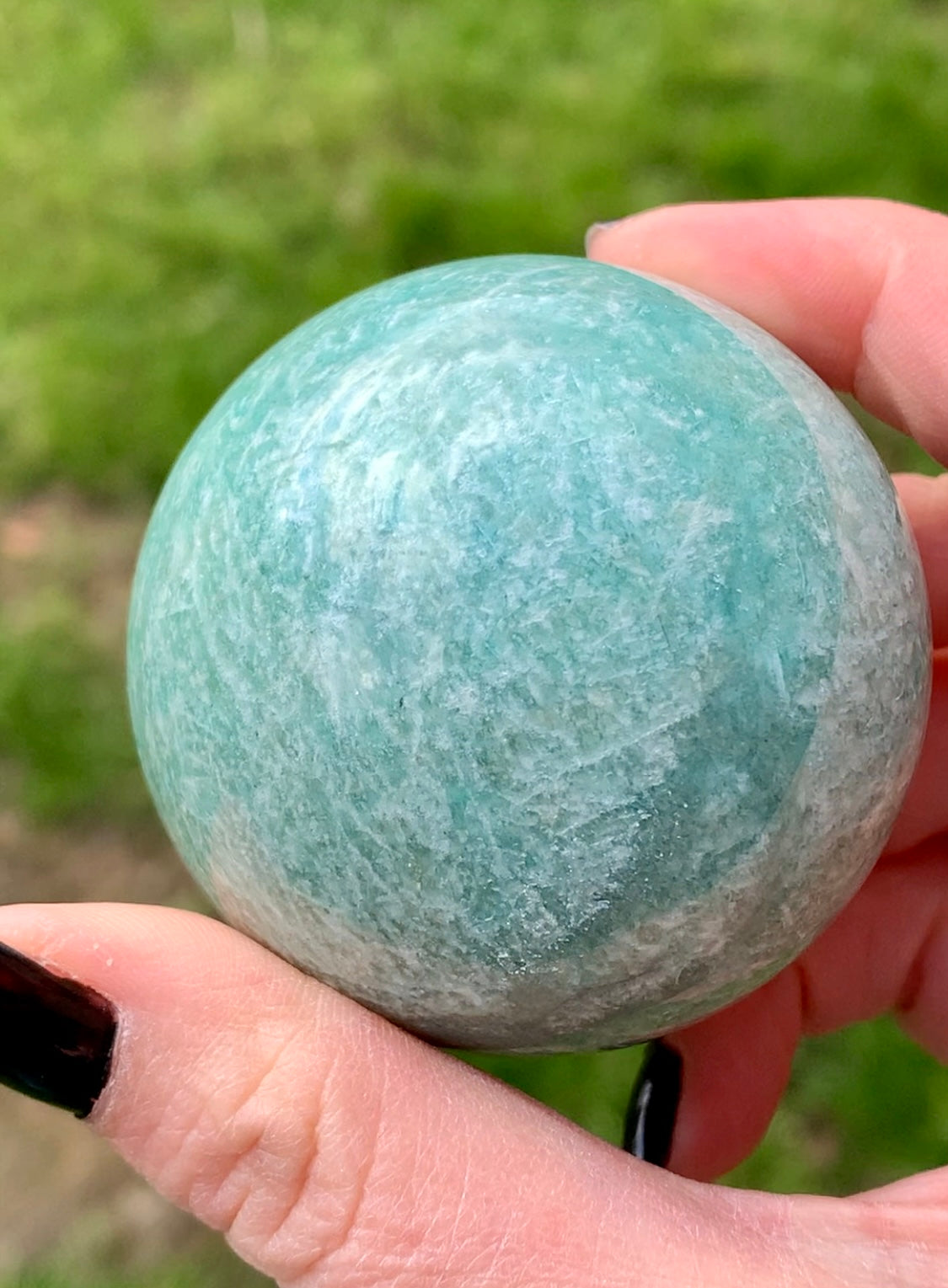 Amazonite sphere