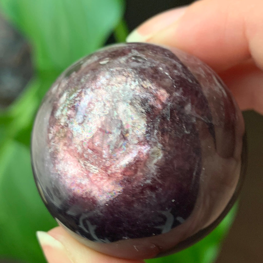 Sphere Lepidolite Gem
