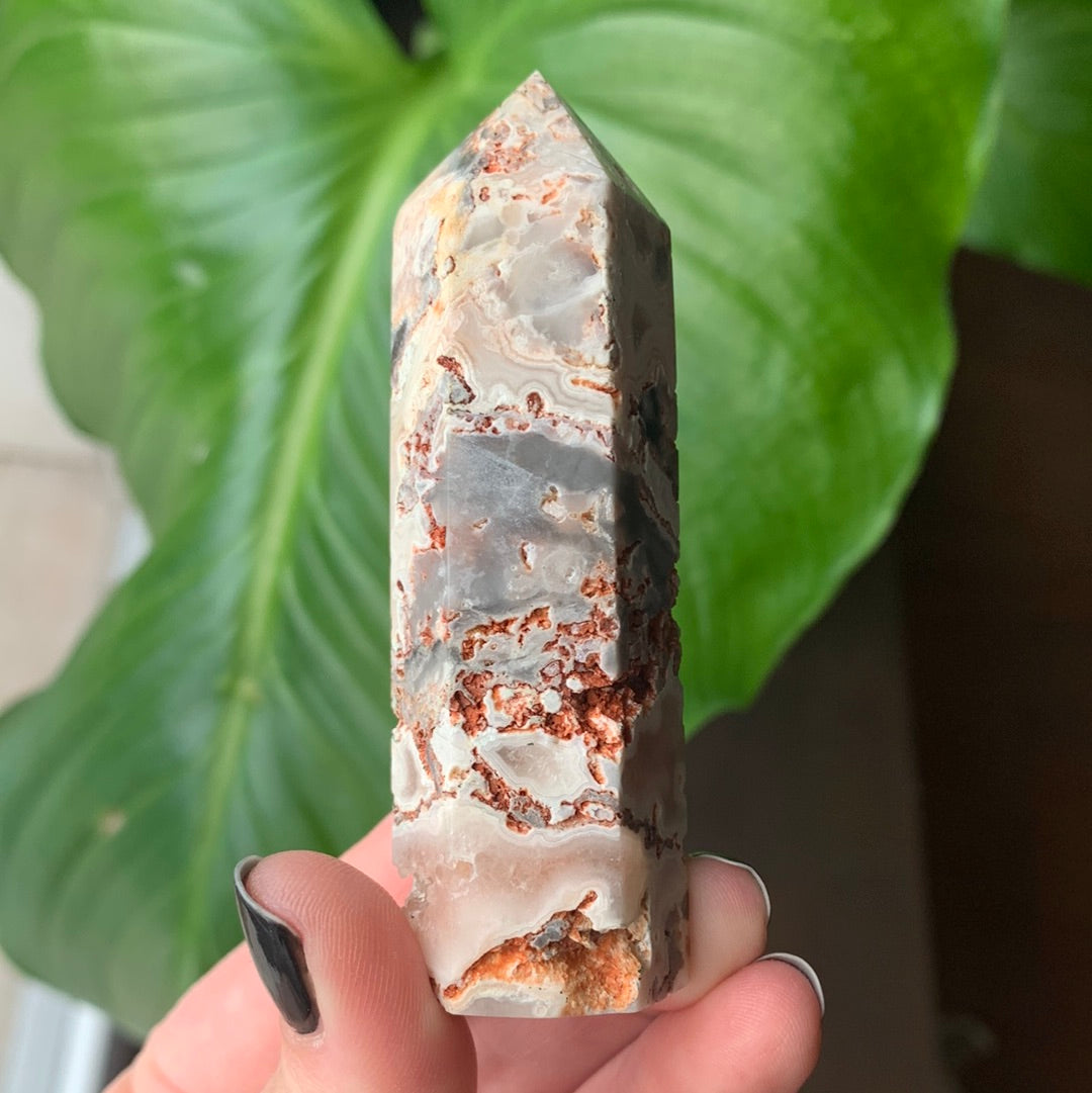 Crazy Lace Agate Tower