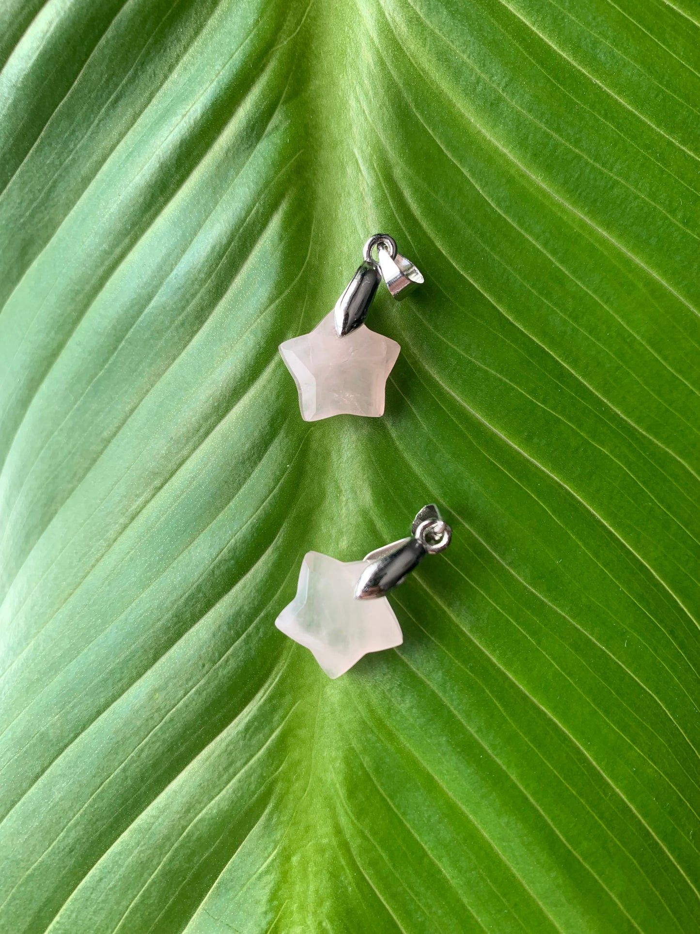 Rose Quartz Star Pendant