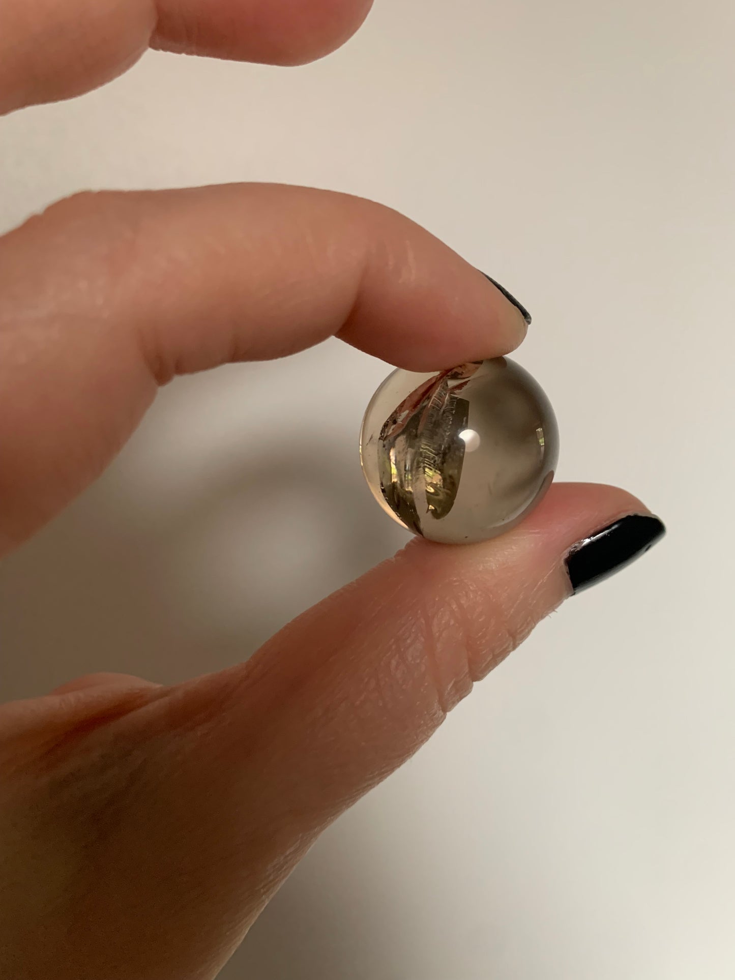 Esfera de cuarzo ahumado