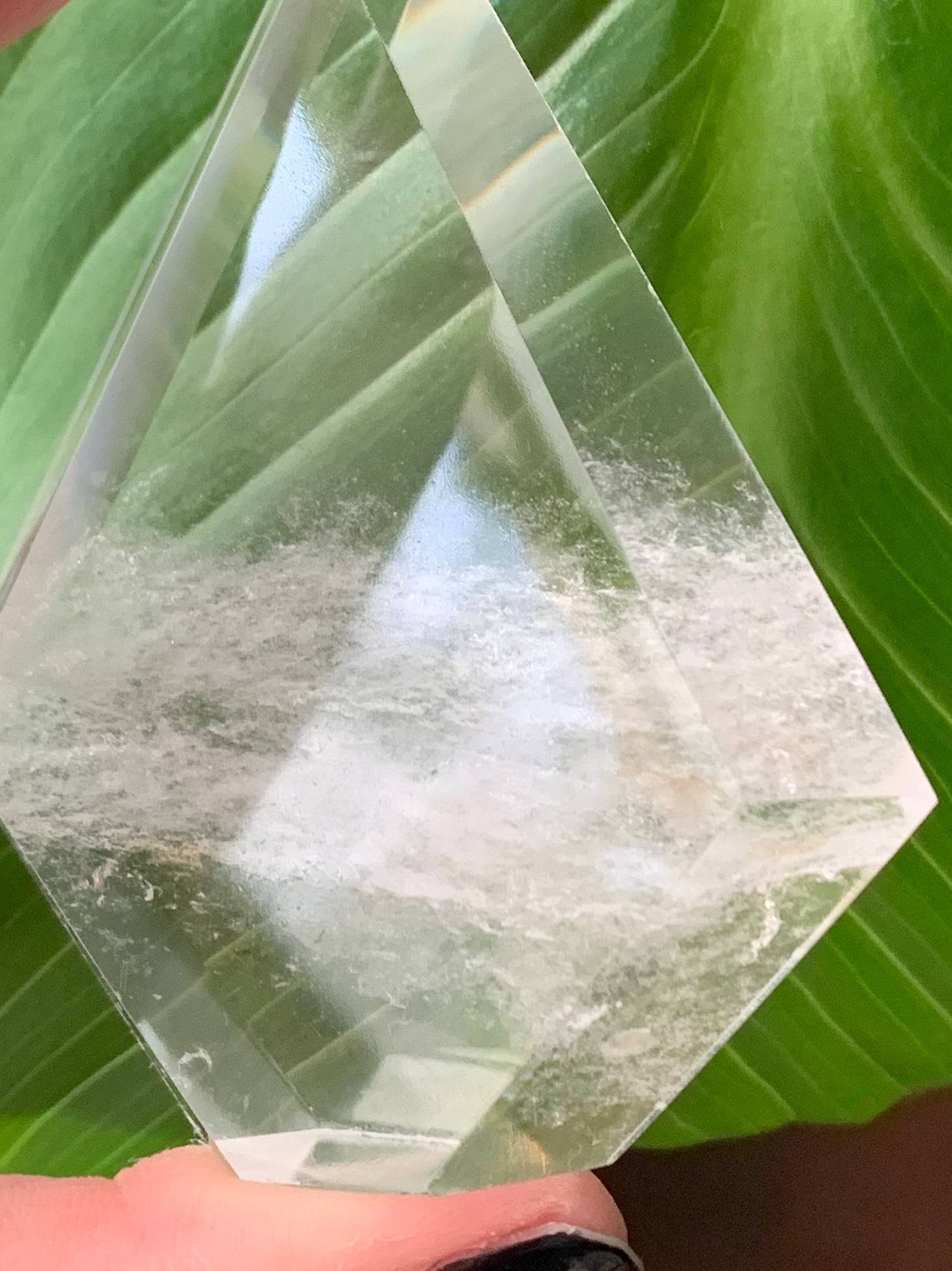 Rock crystal on base