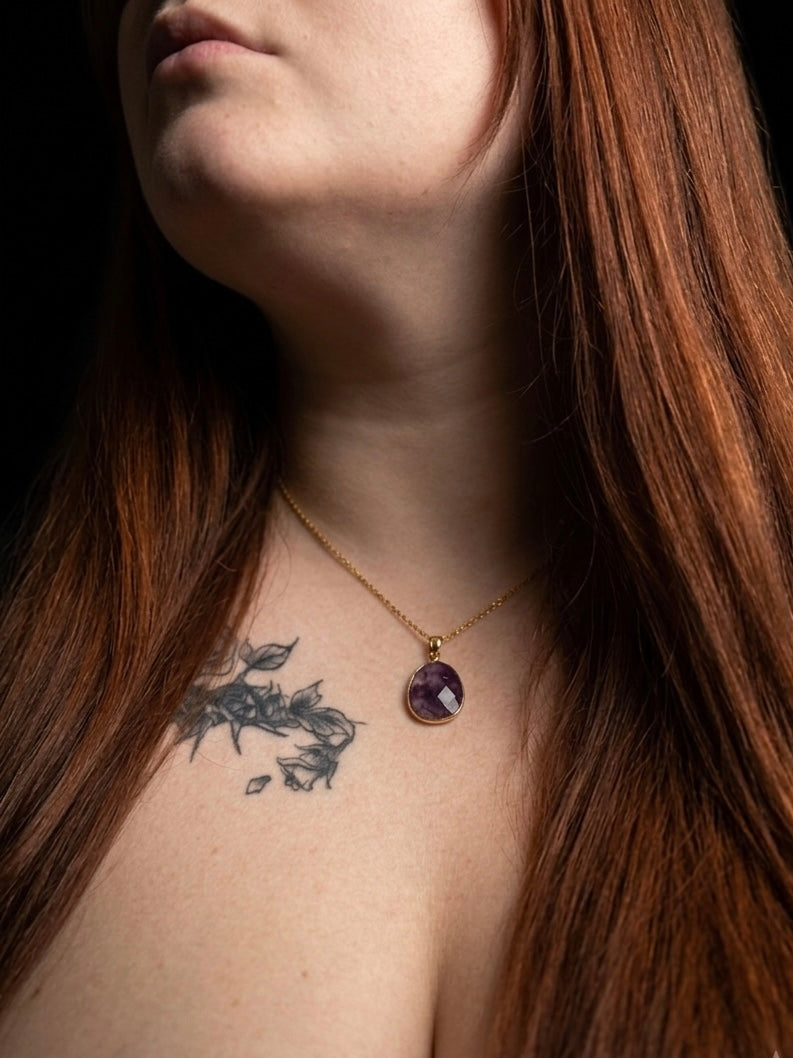 Collier améthyste