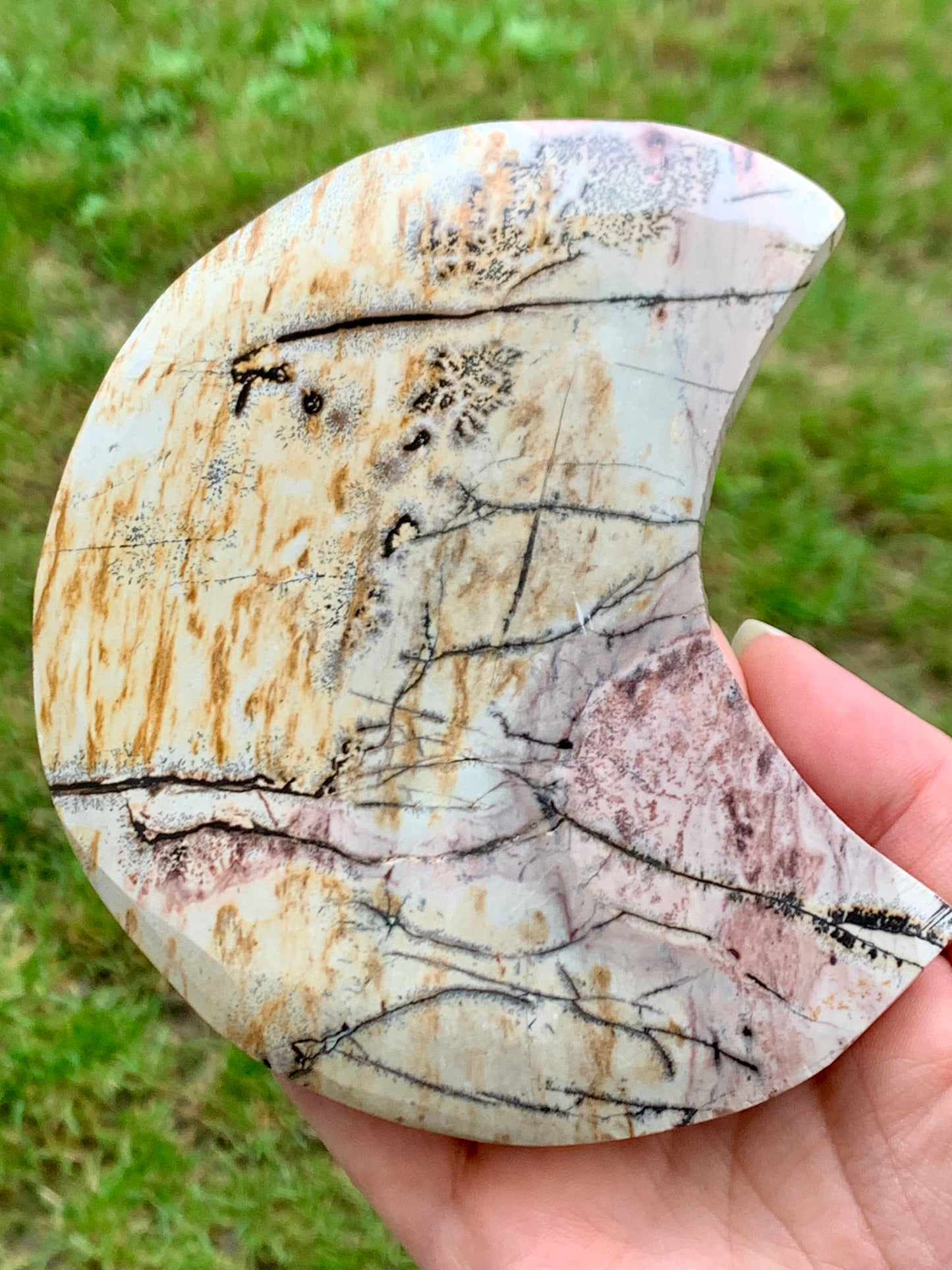 Paisaje de jaspe lunar