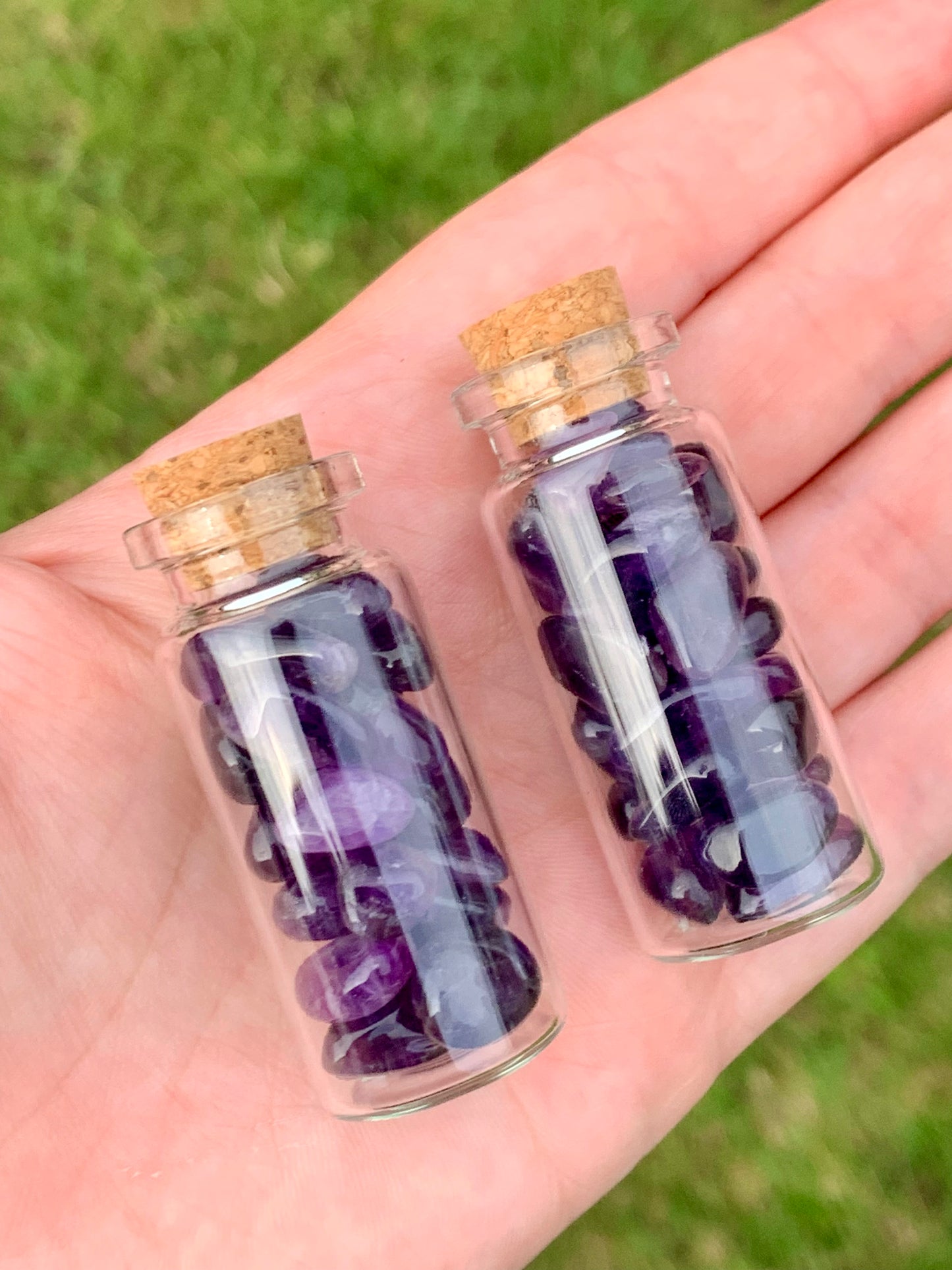 Frasco de amatista