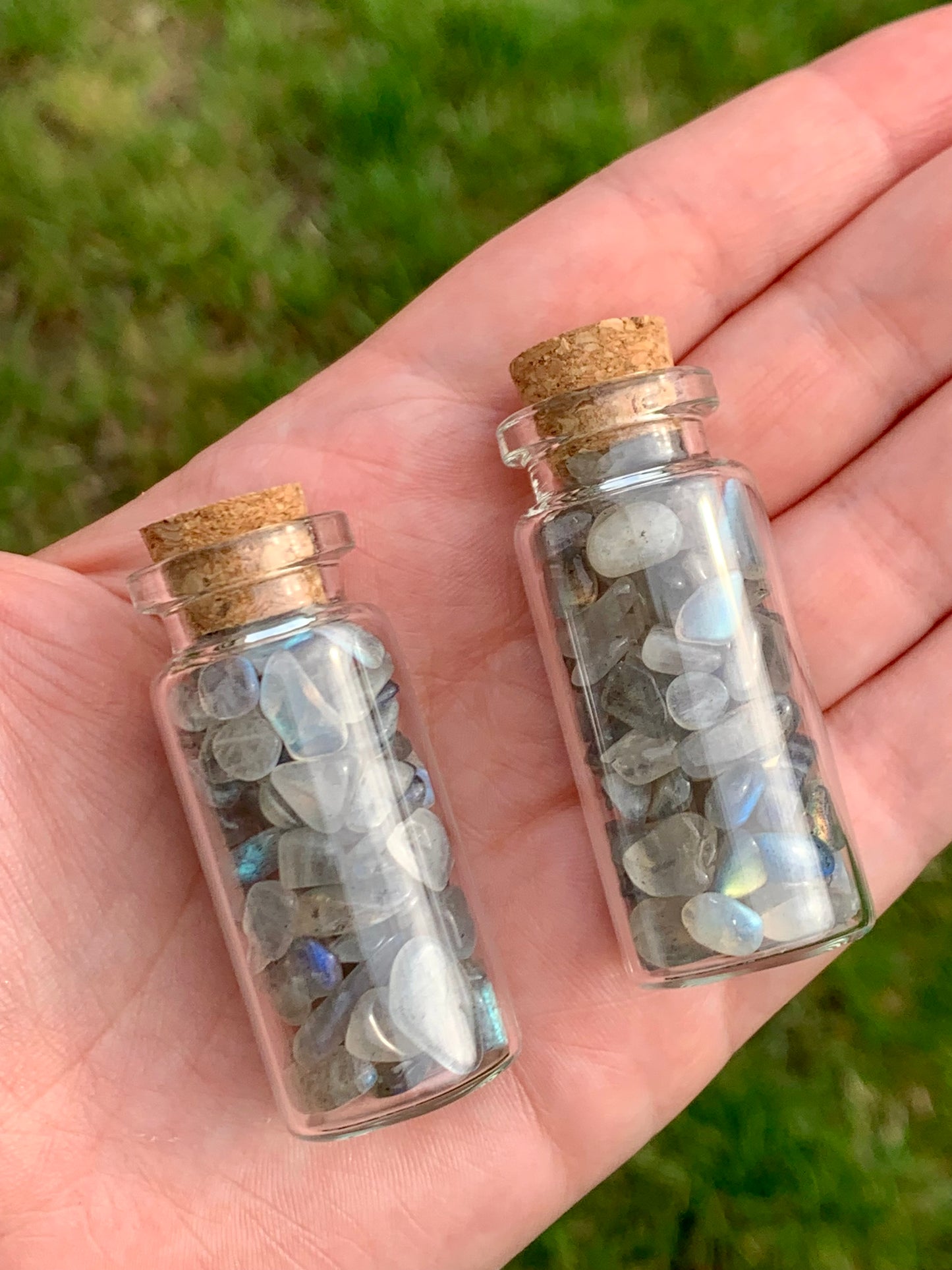 Frasco de labradorita