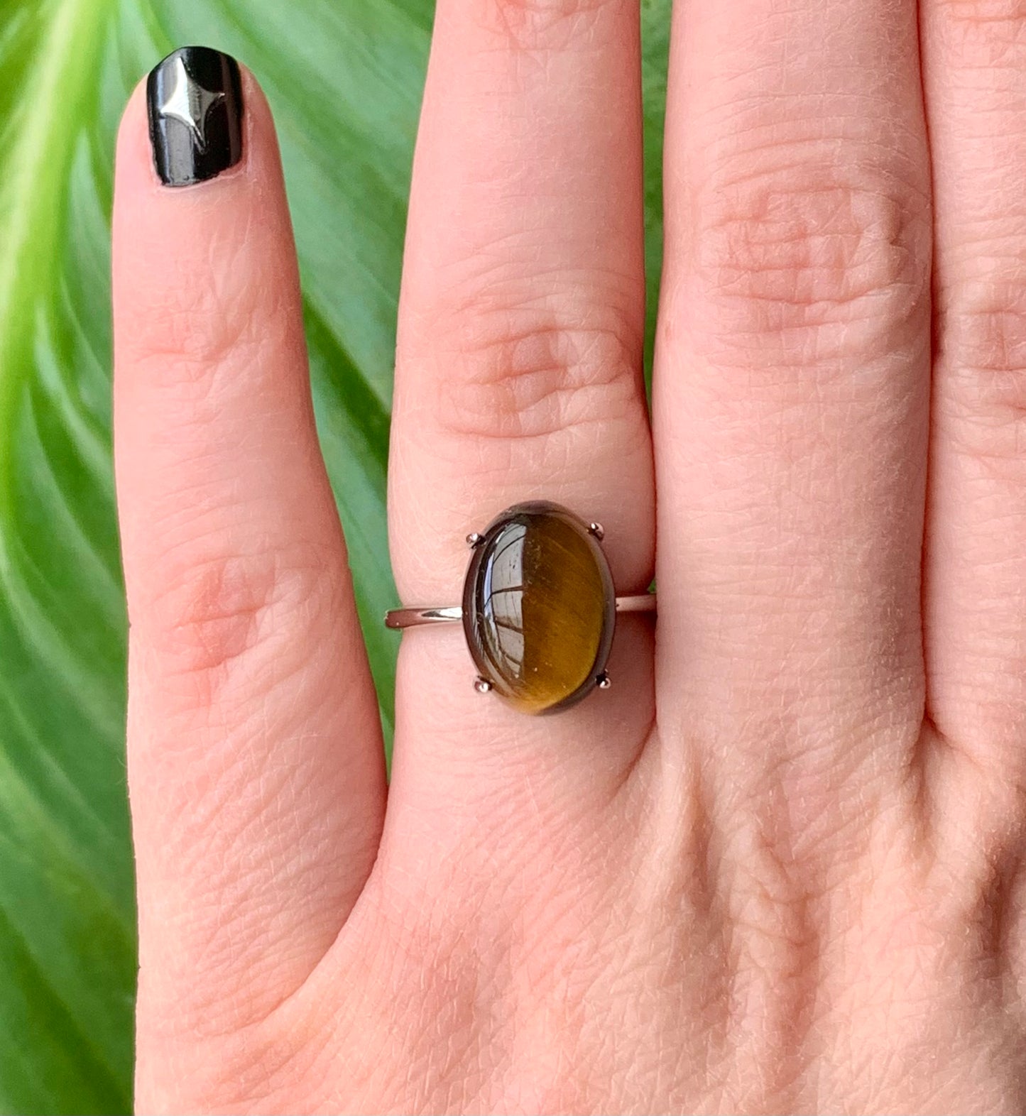 Anillo de ojo de tigre