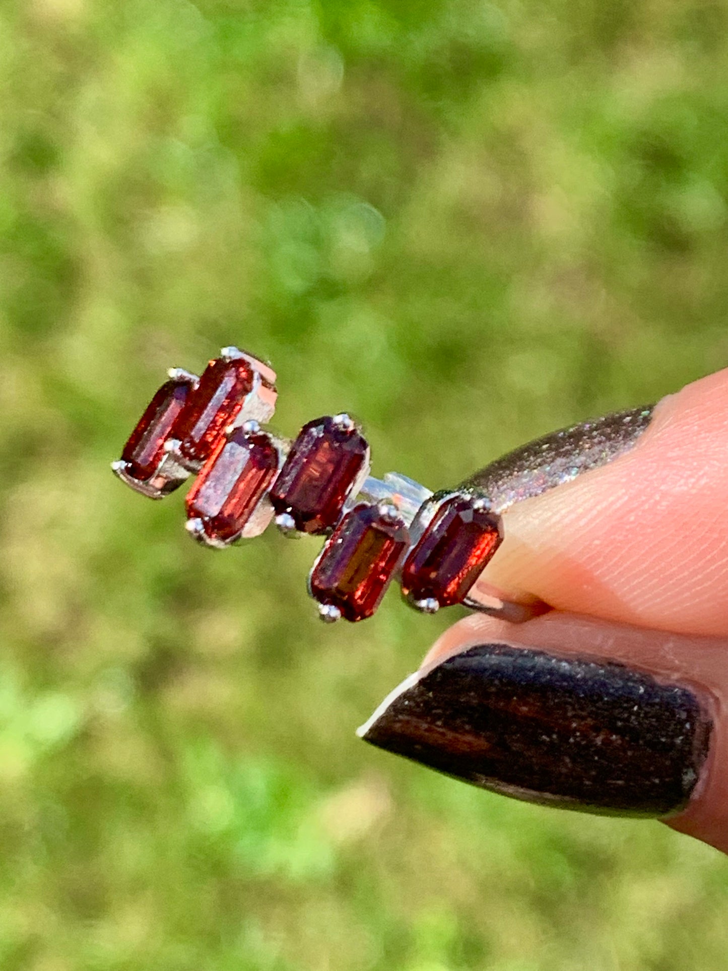 Garnet ring