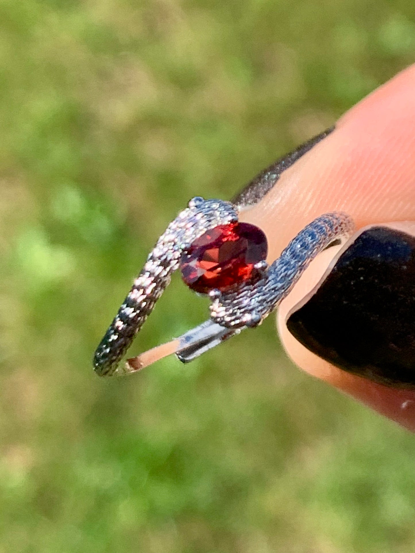 Garnet ring
