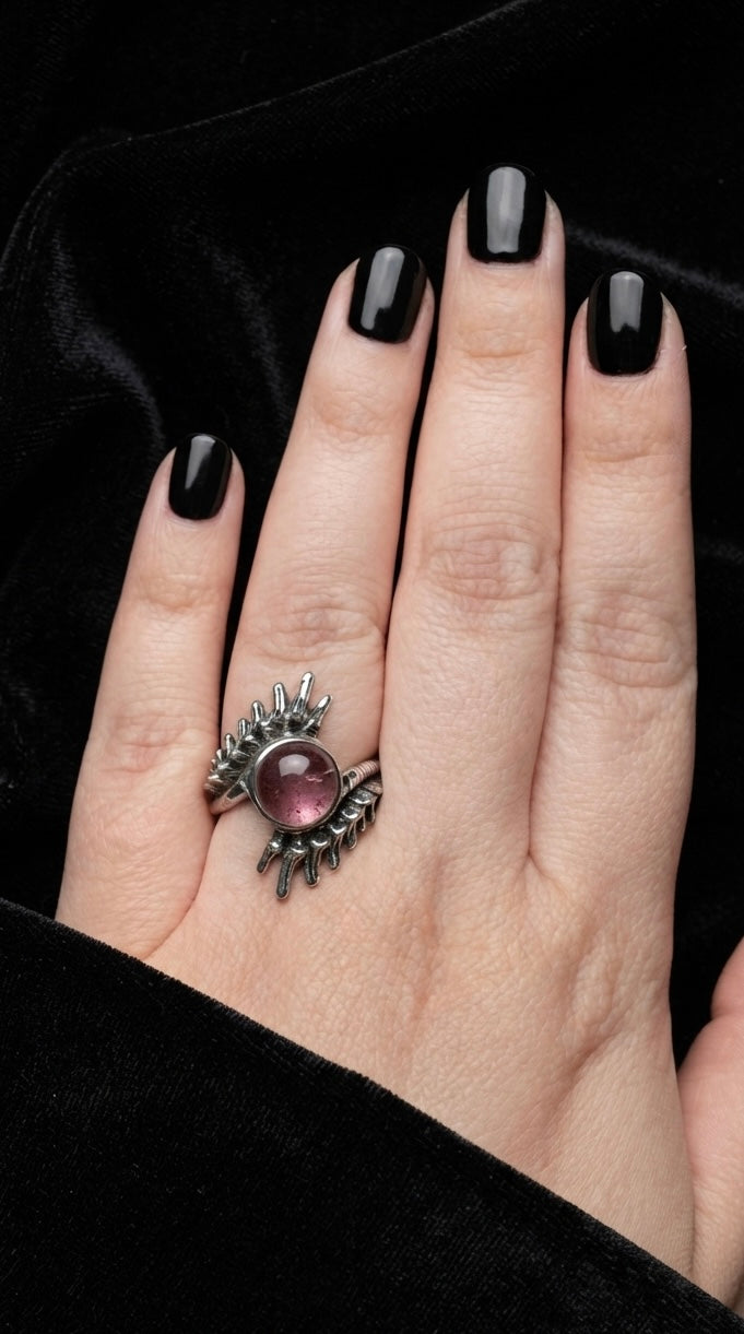 Bague dragon améthyste
