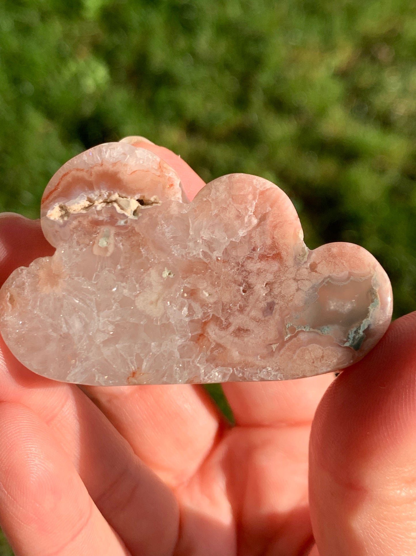 Nube de amatista rosa