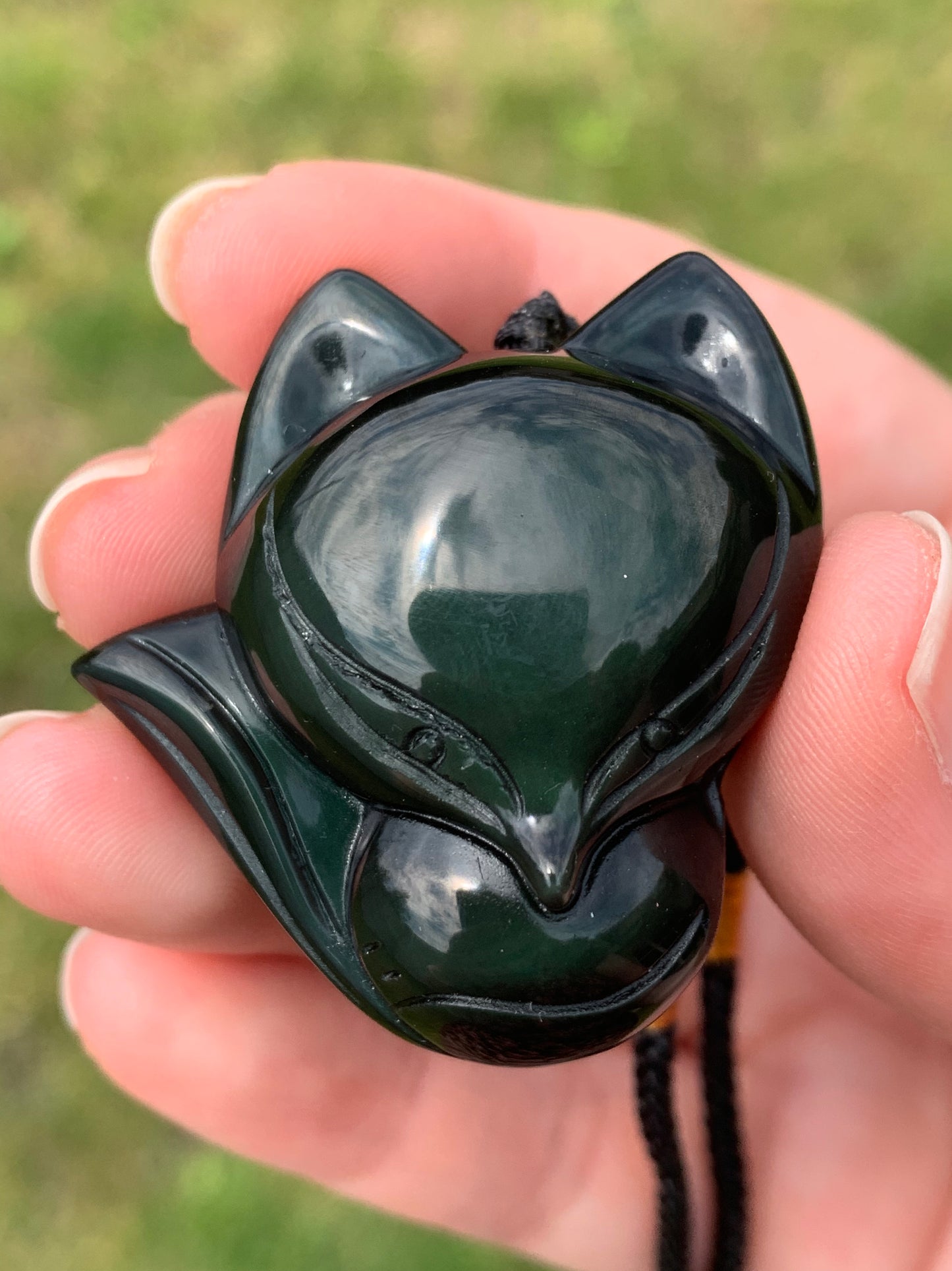 Celestial Eye Obsidian Fox