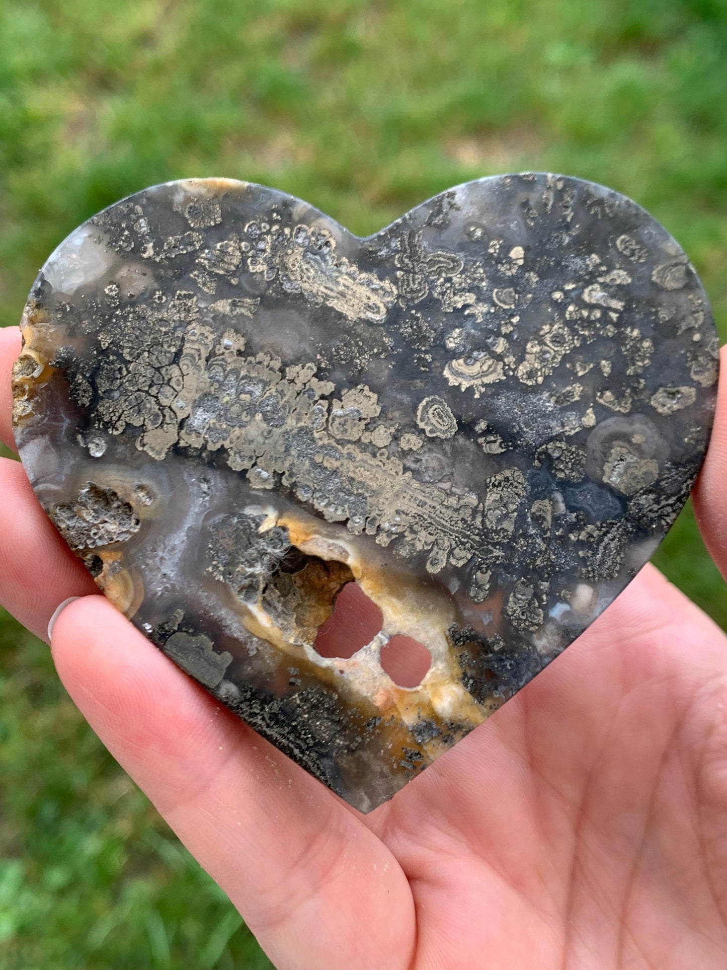 Corazón de marcasita