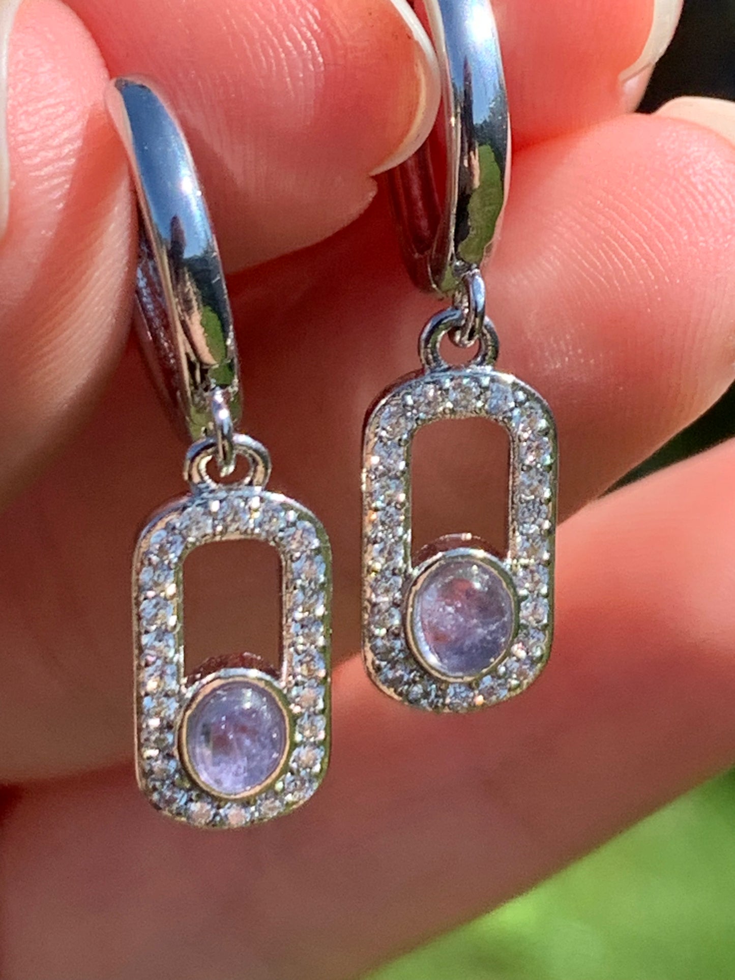 Boucles d’oreilles tanzanite
