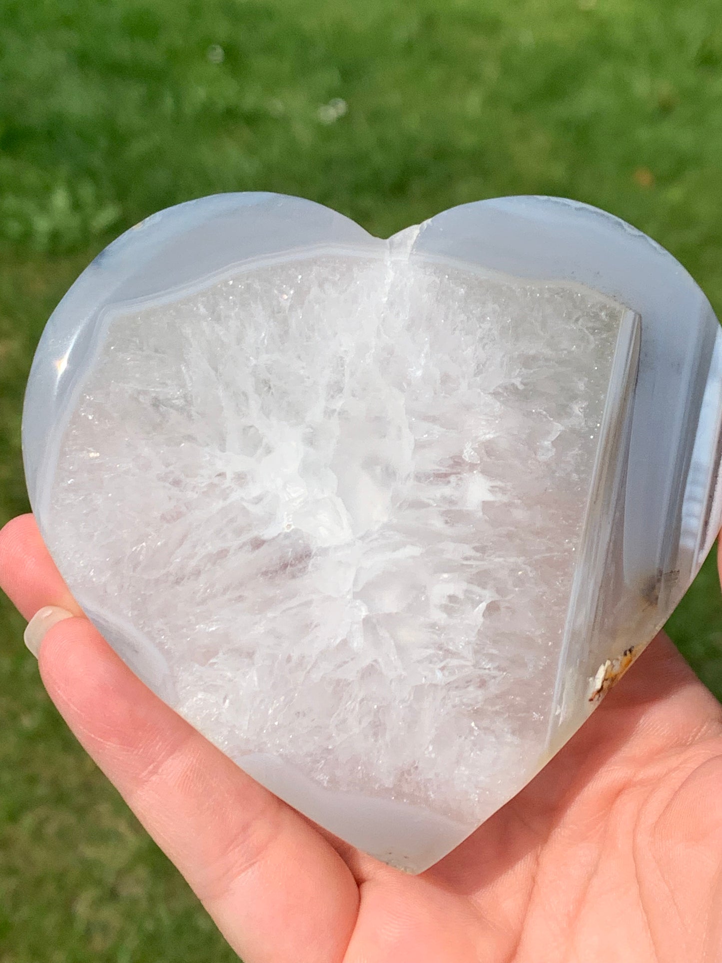 Coeur en agate
