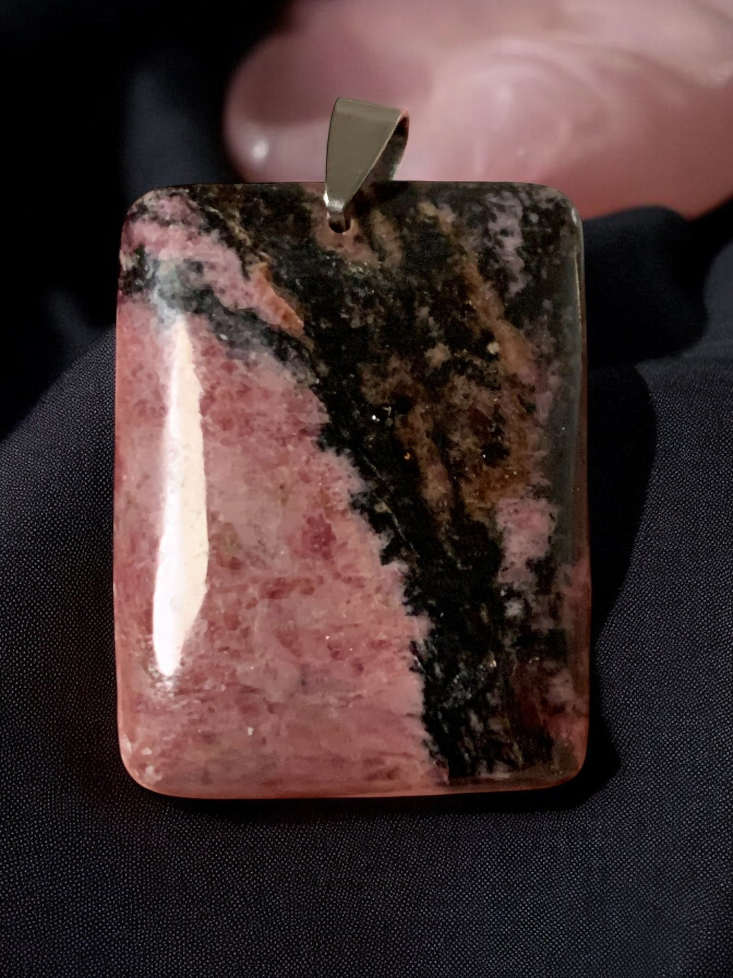 Rhodonite Pendant 17