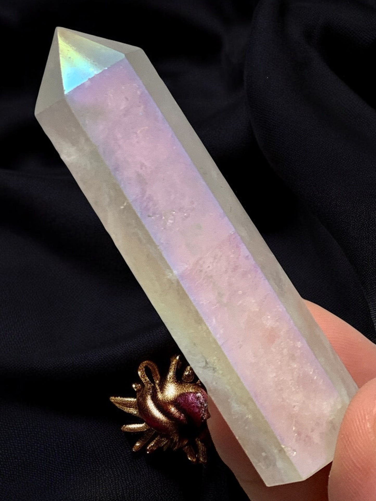 Crystal rock aura tower