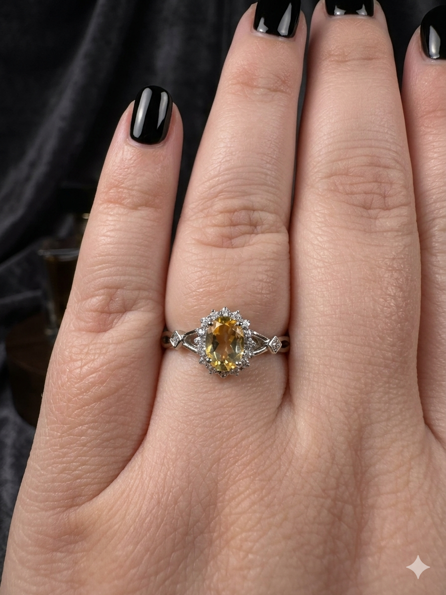 Bague citrine