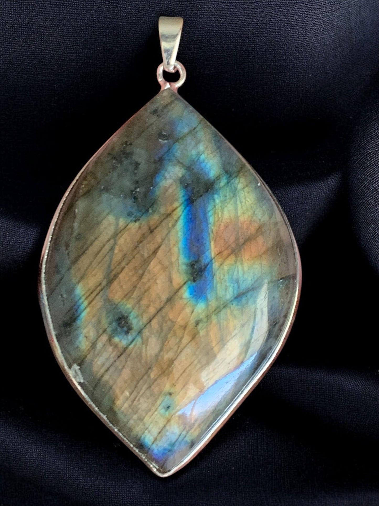 Pendentif labradorite / spectrolite