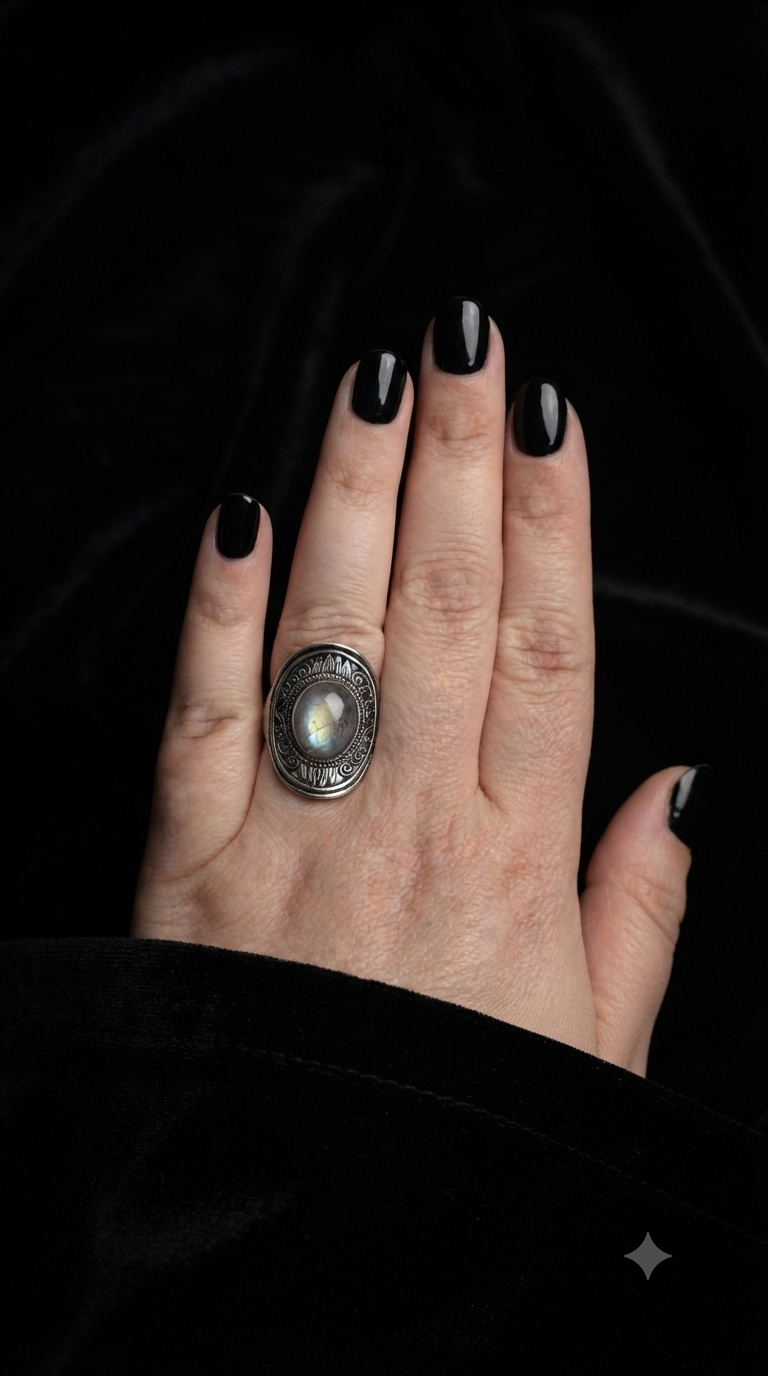 Bague labradorite