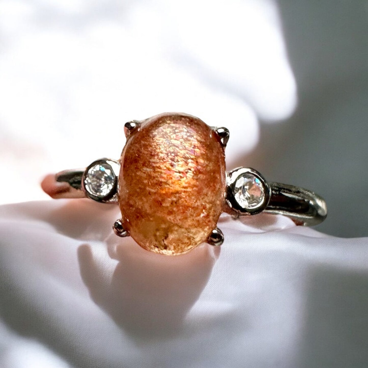 Sunstone ring