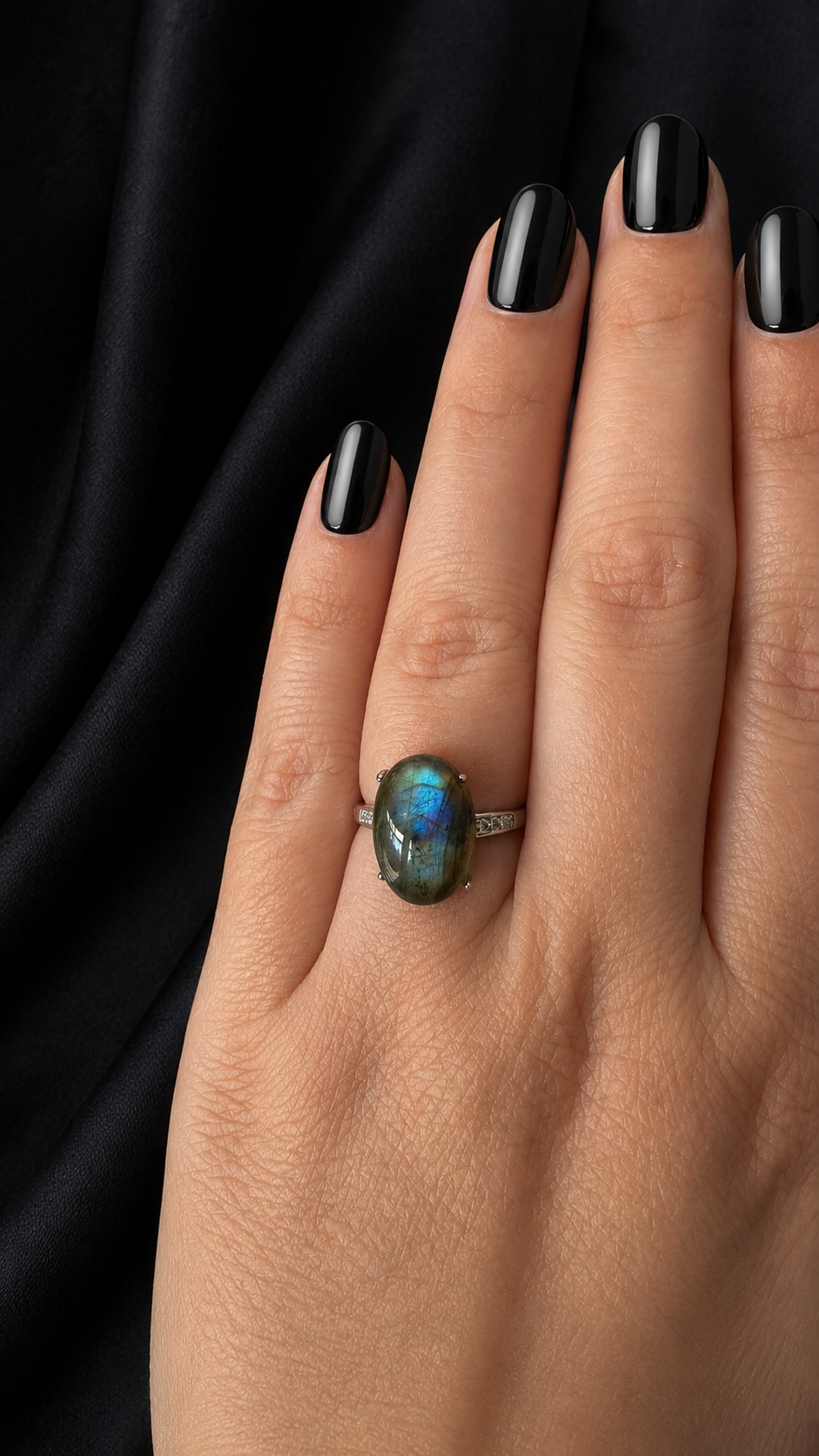 Bague labradorite