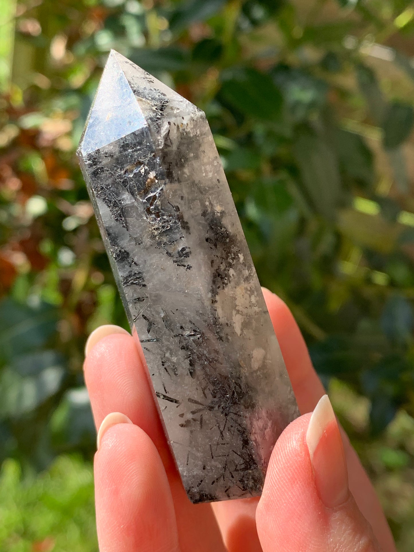 Tourmaline quartz tower