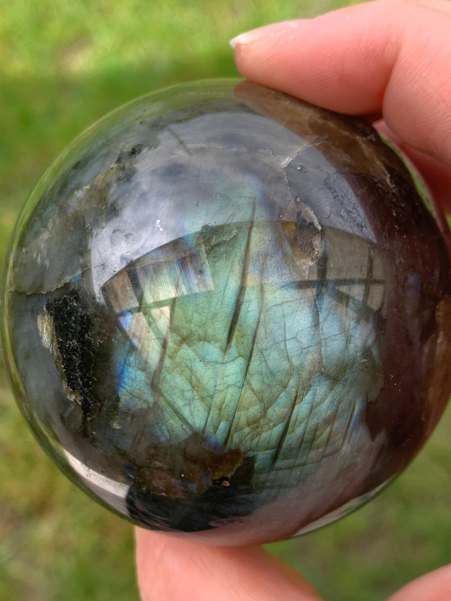 Labradorite sphere