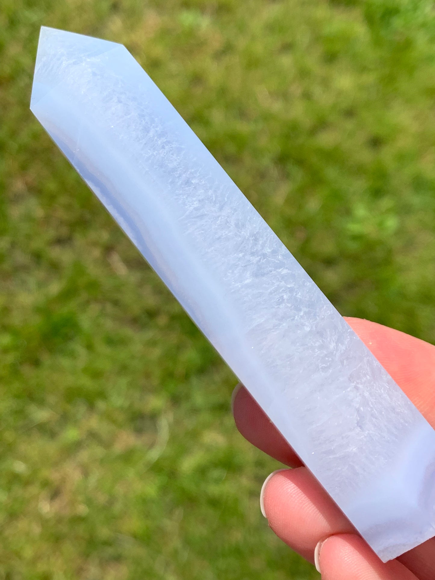 Blue Chalcedony Tower