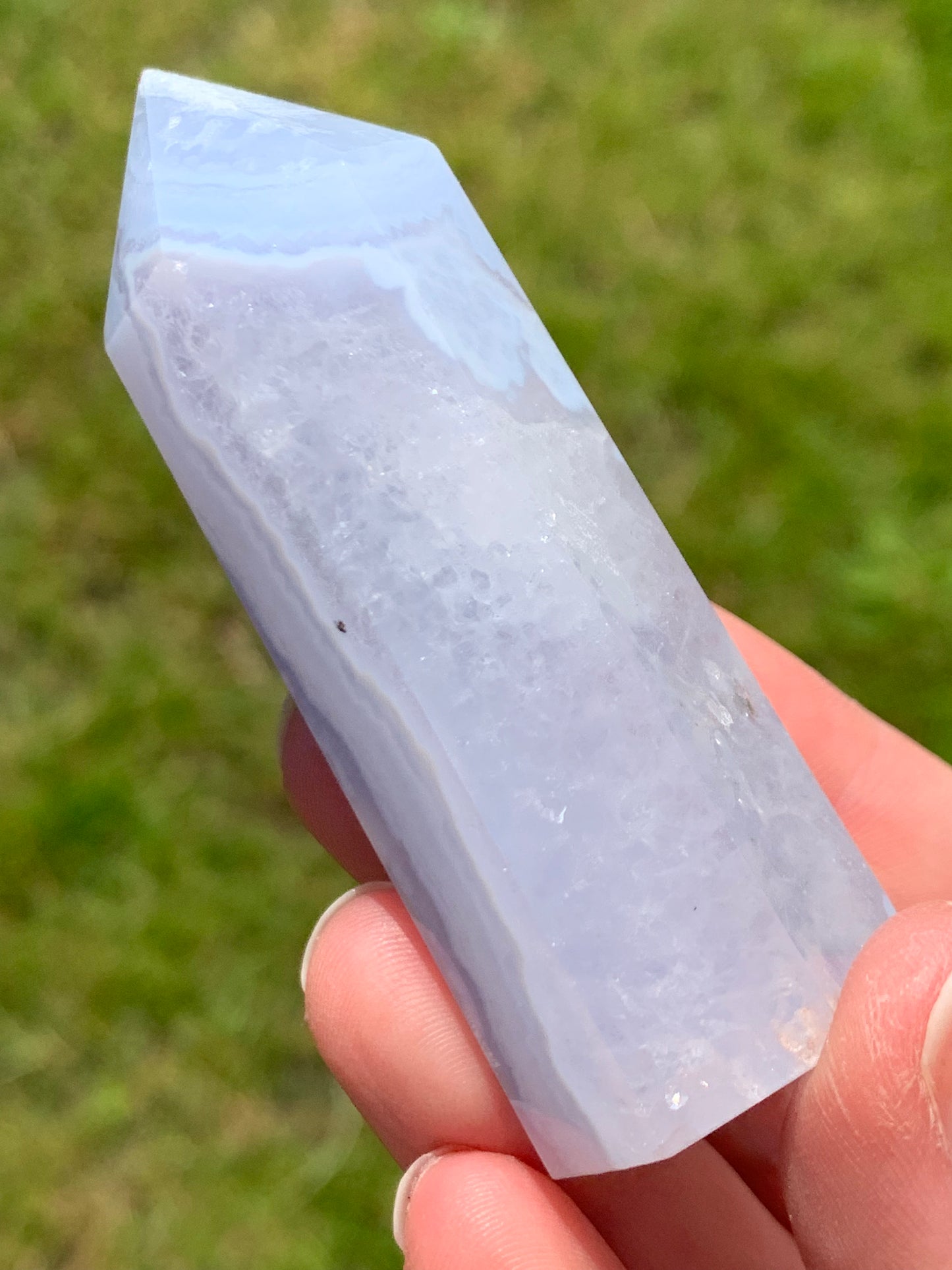 Blue Chalcedony Tower