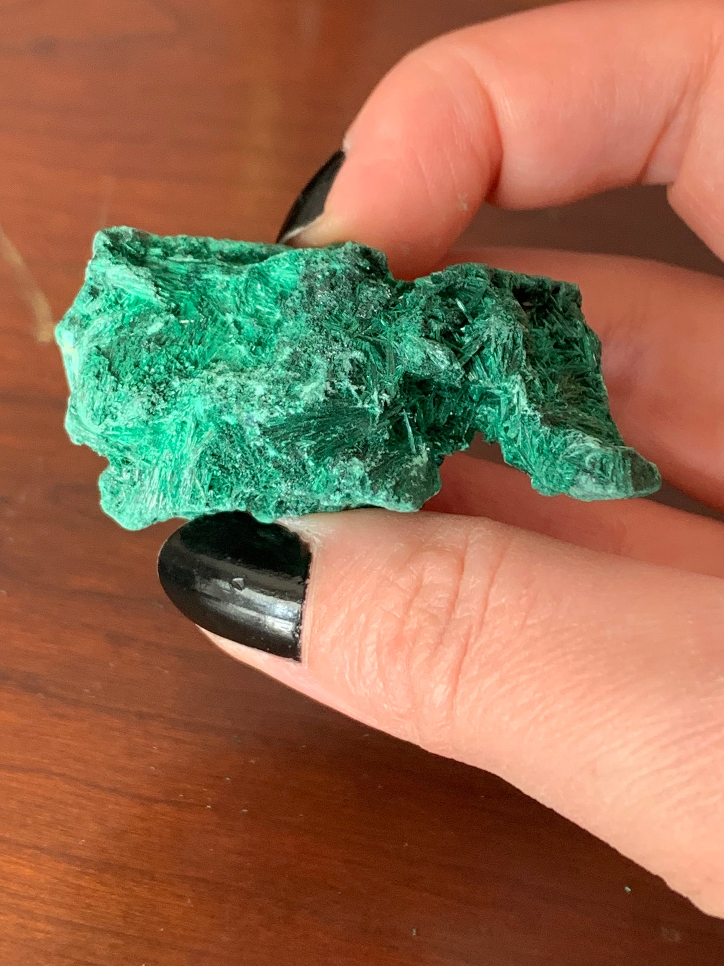 Spécimen malachite brute