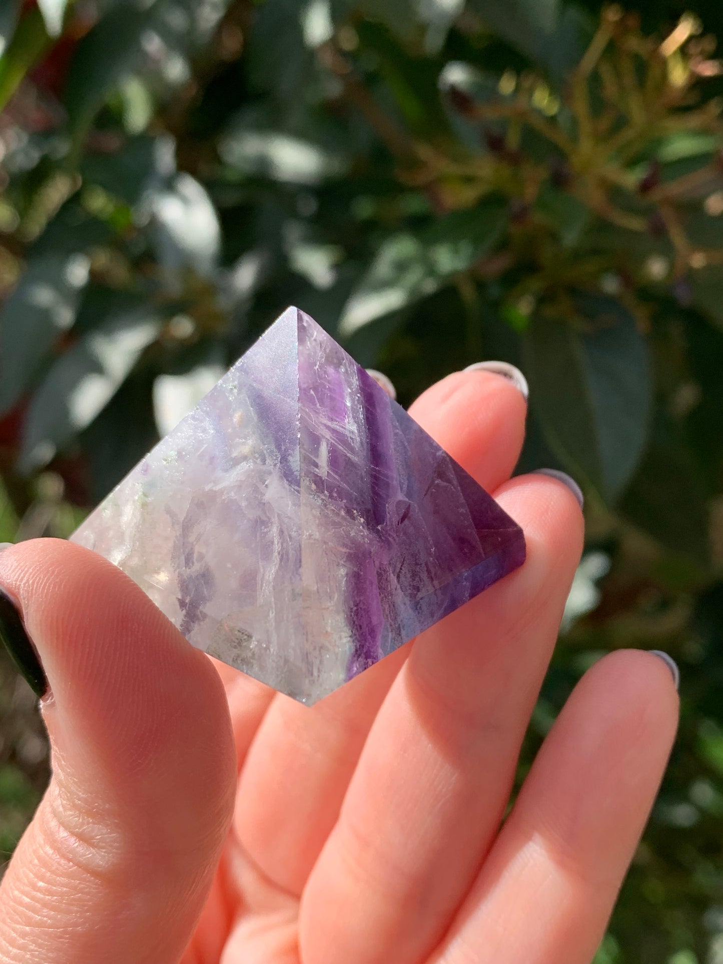 Pyramide en fluorite