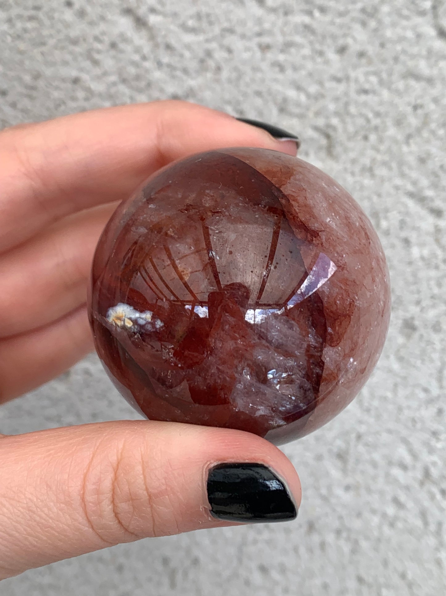 Hematoid Quartz Sphere