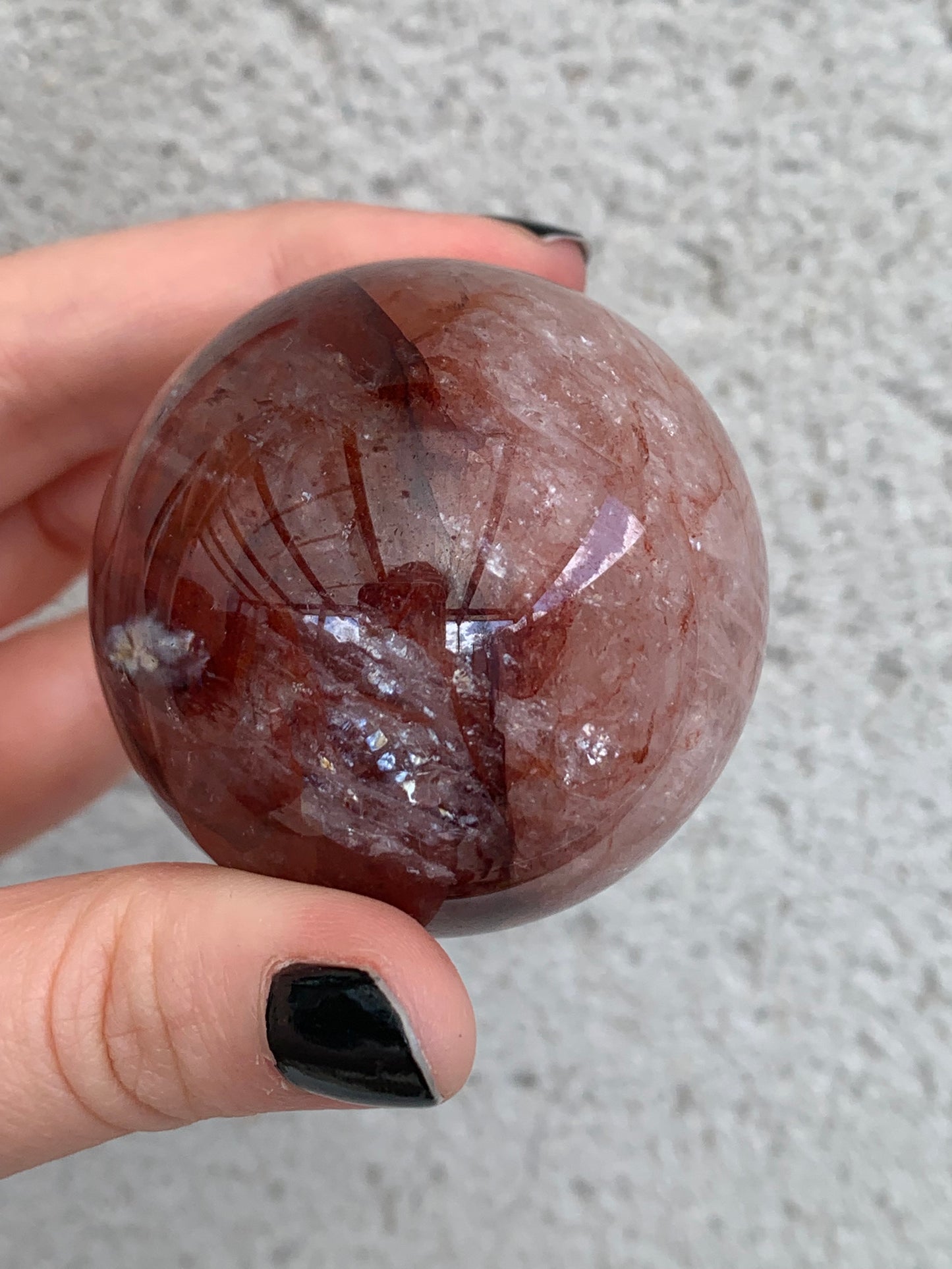 Hematoid Quartz Sphere