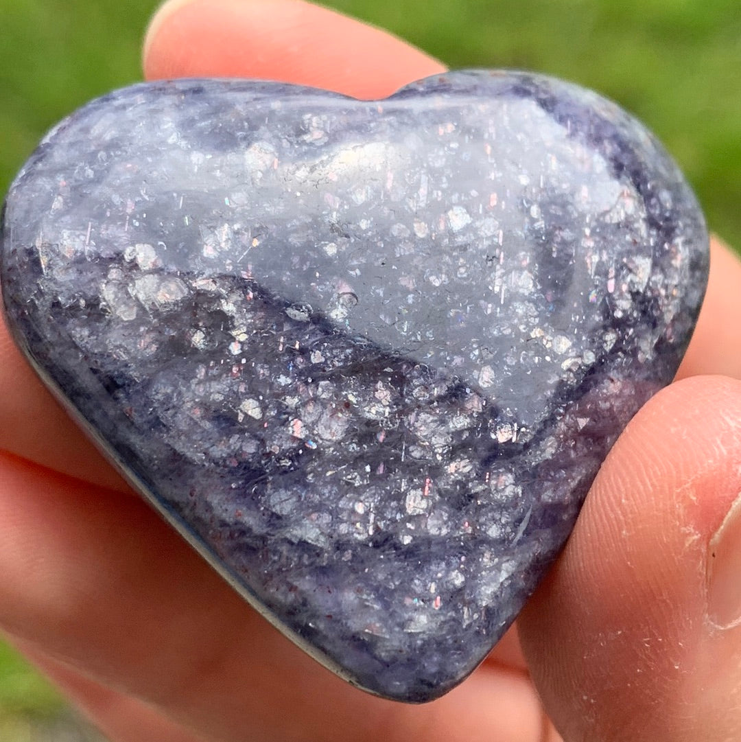 Coeur cordiérite (iolite) 1