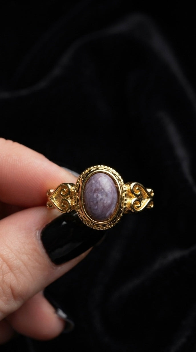 Bague charoite