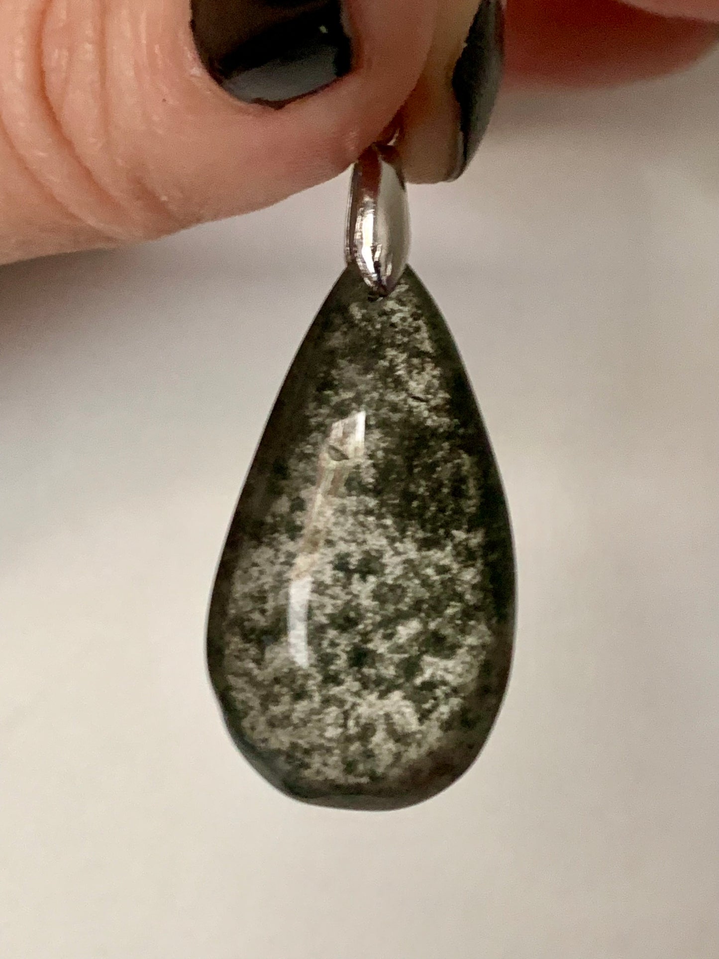 Pendentif en quartz jardin / Lodolite