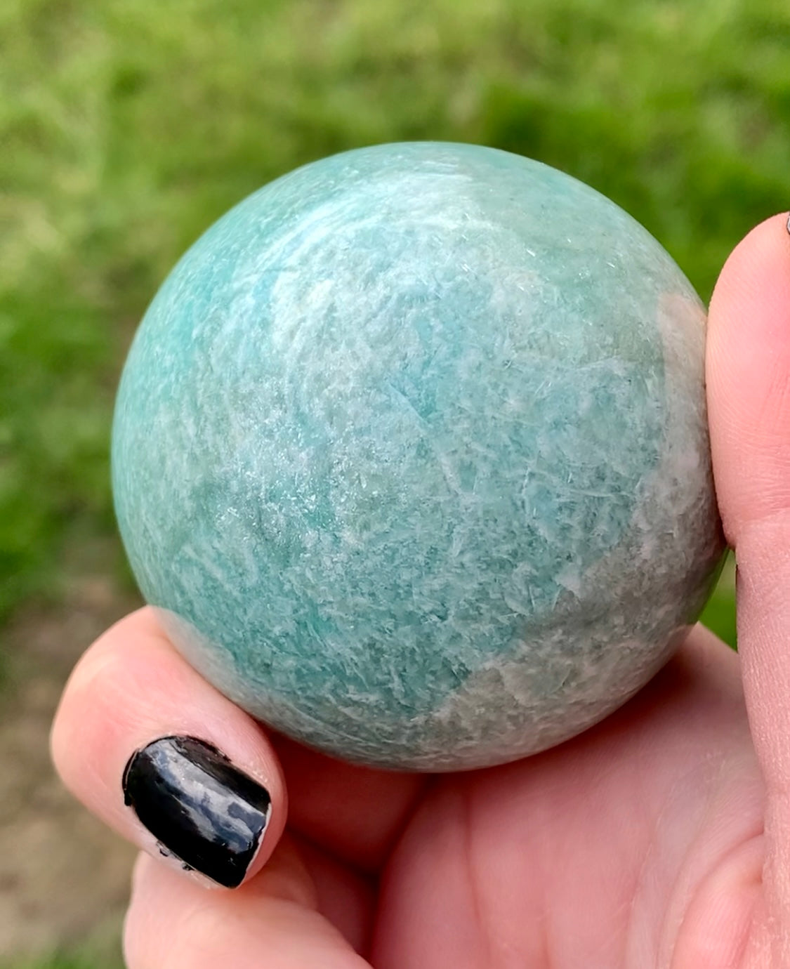 Amazonite sphere