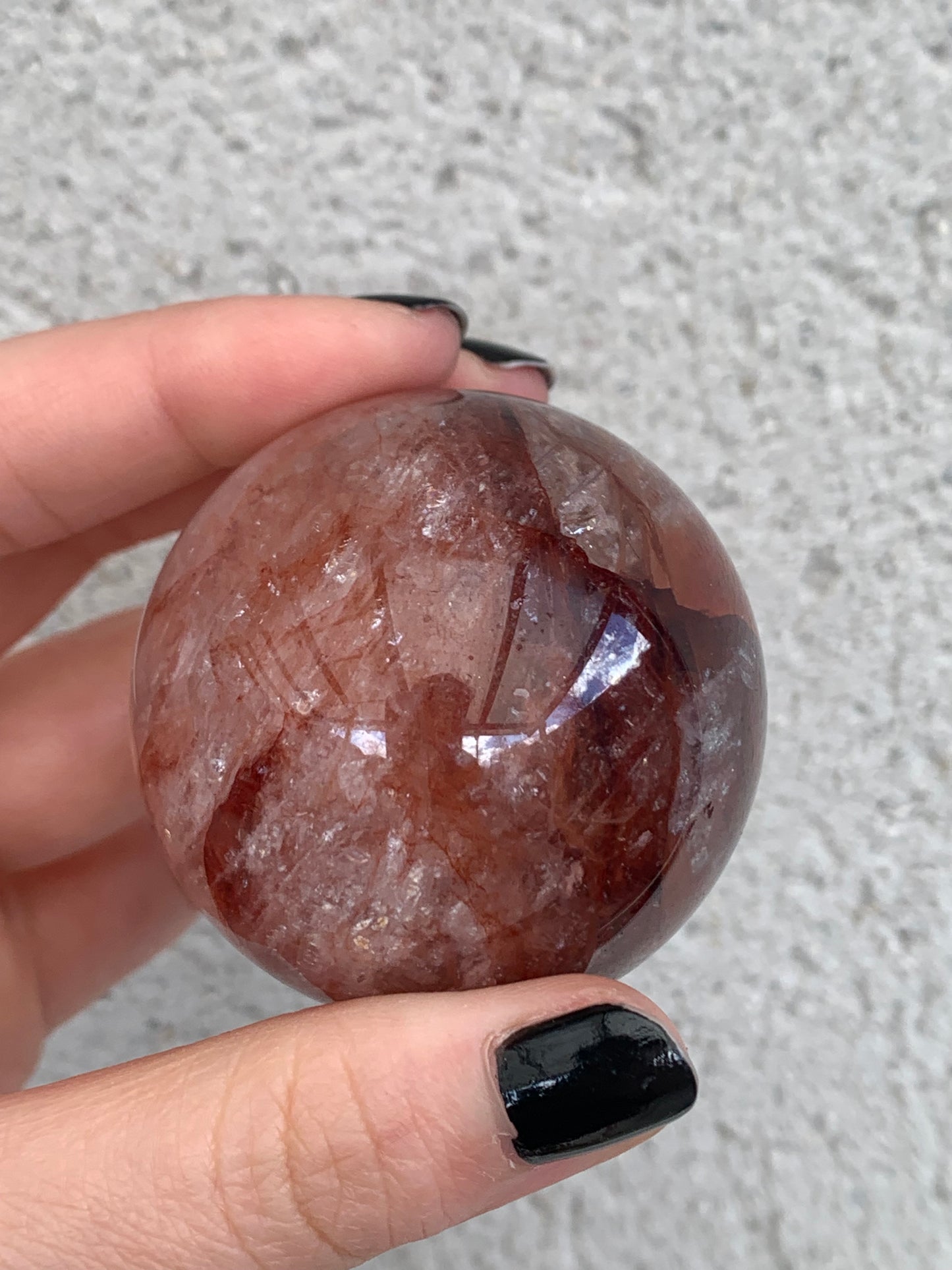 Hematoid Quartz Sphere