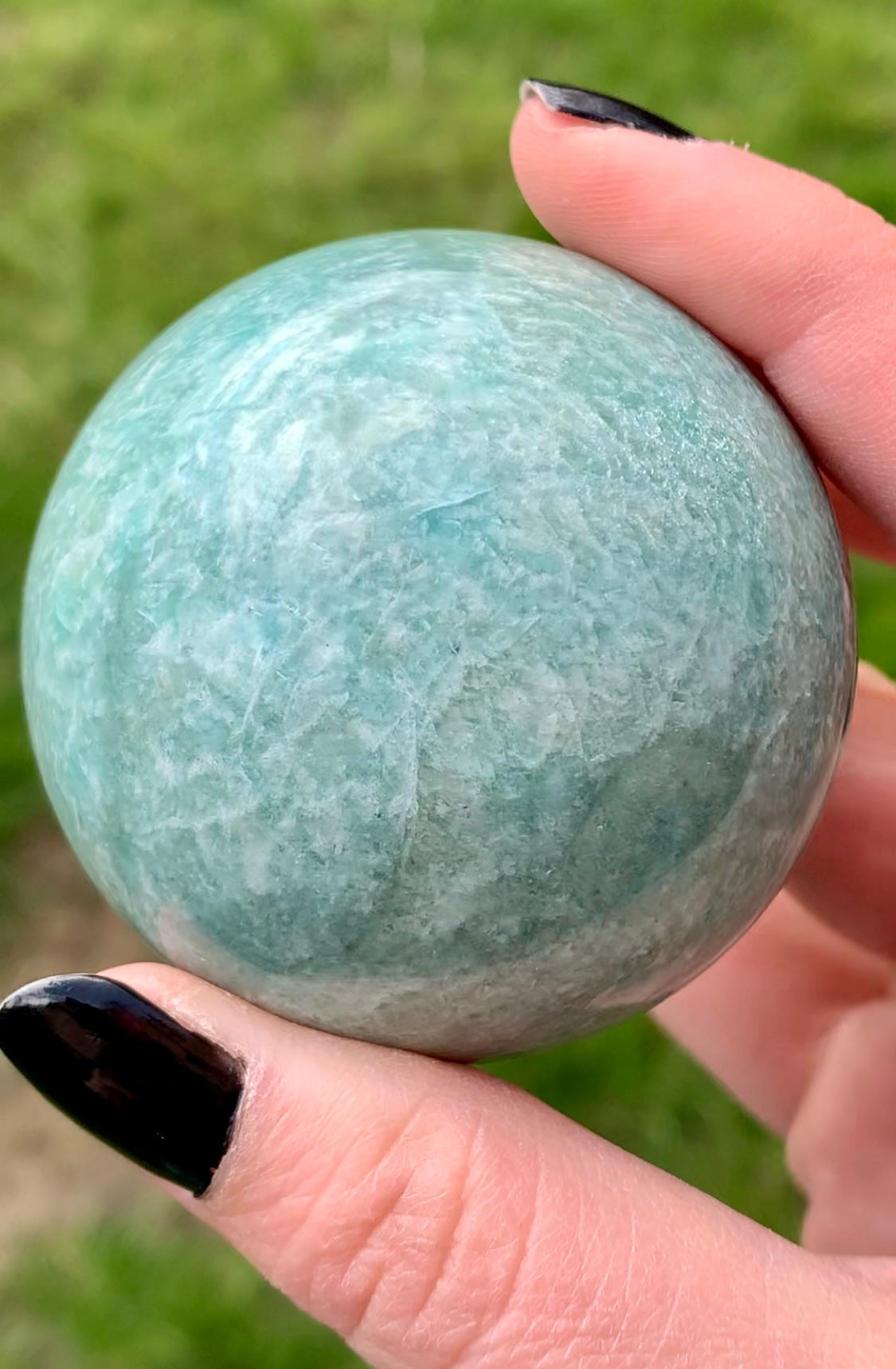 Amazonite sphere