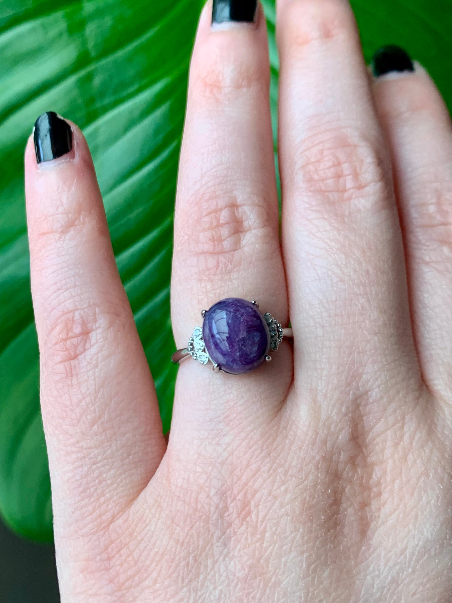 Bague charoite 1