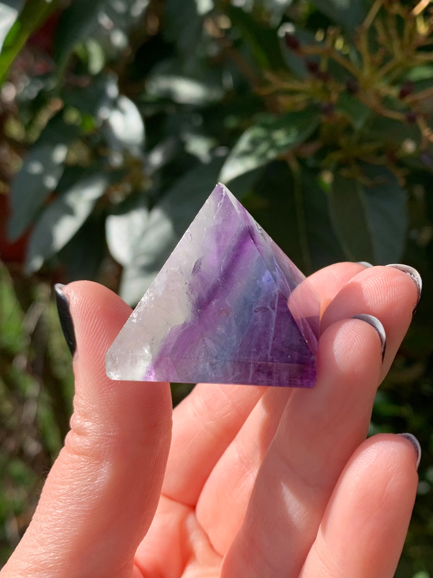 Pyramide en fluorite