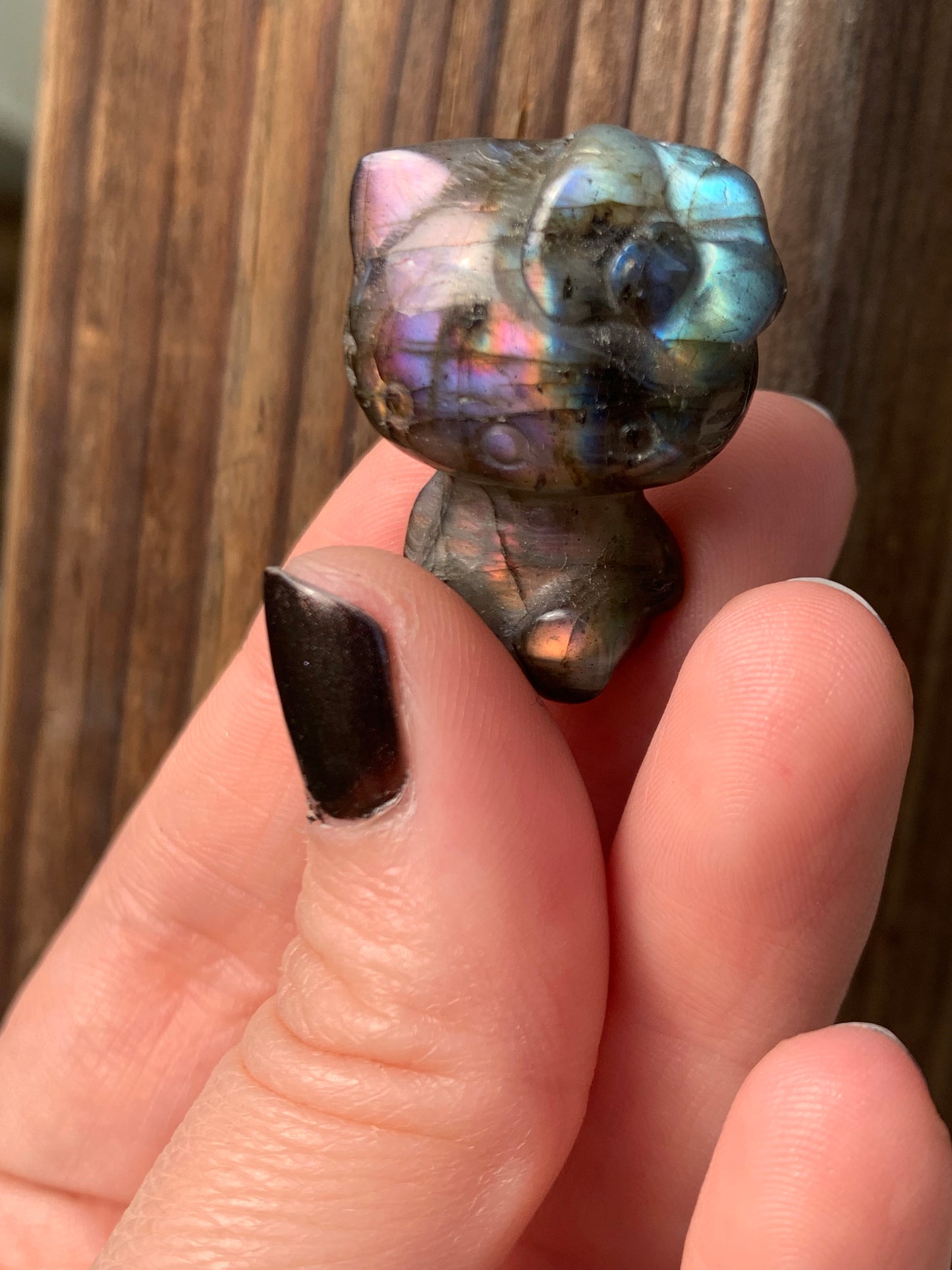 Hello Kitty labradorite