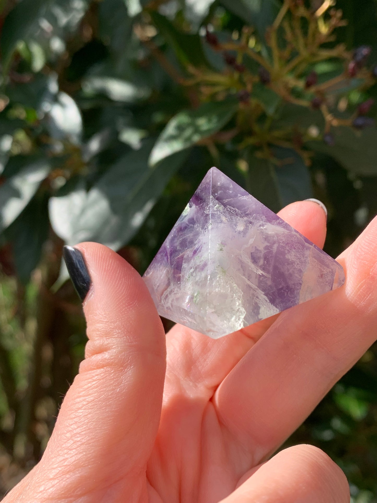 Pyramide en fluorite