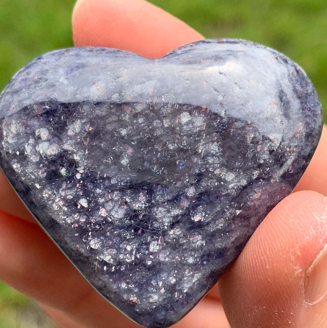 Coeur cordiérite (iolite) 1