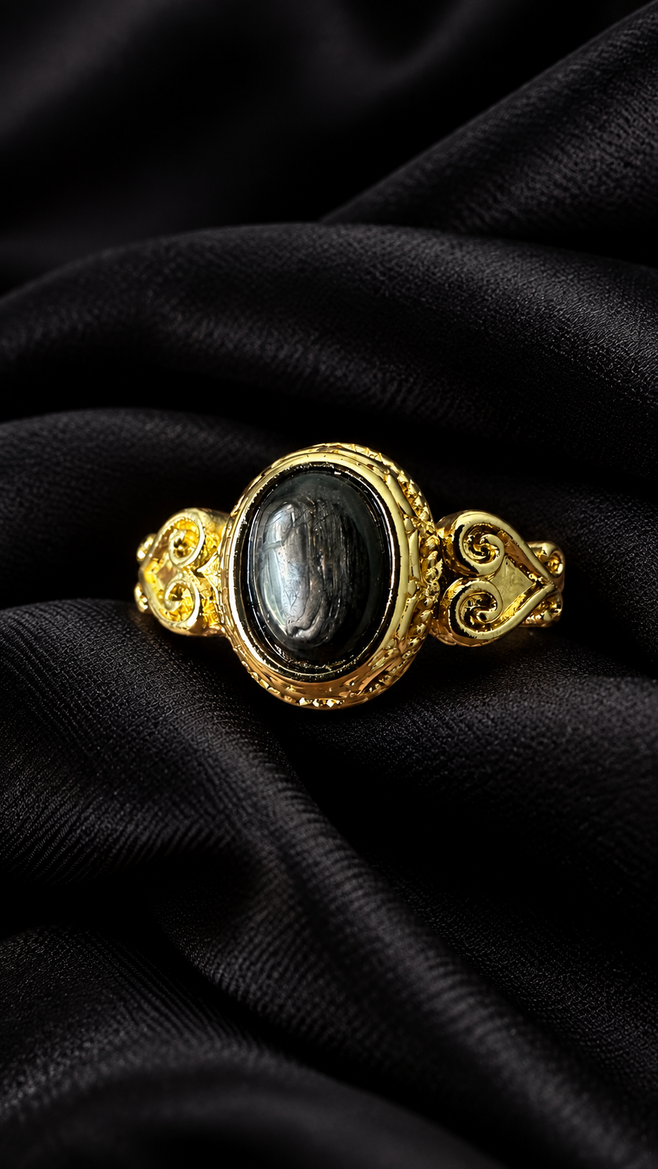 Bague hypersthene