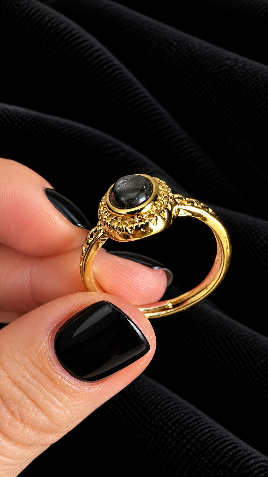 Bague hypersthene