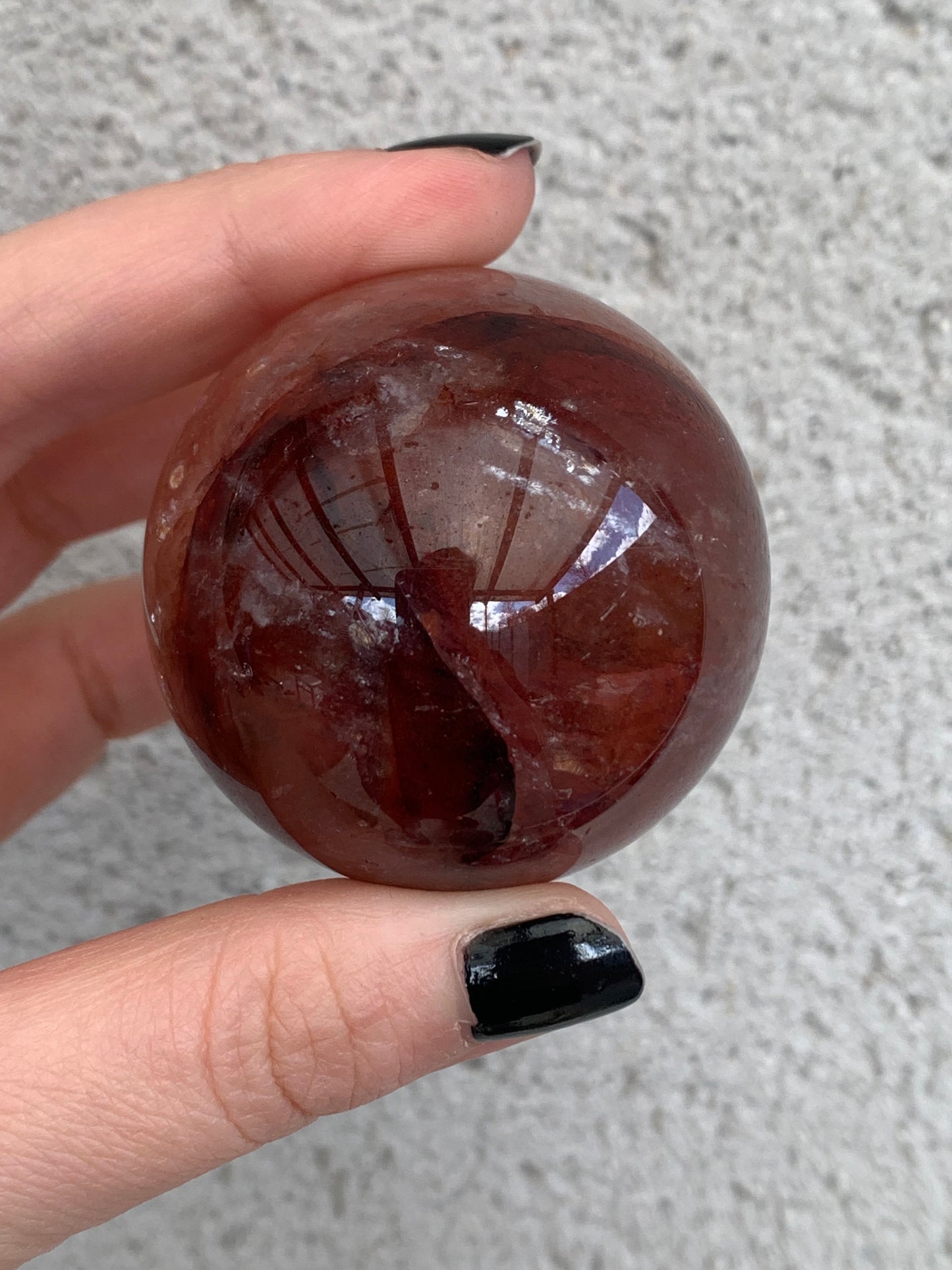 Hematoid Quartz Sphere