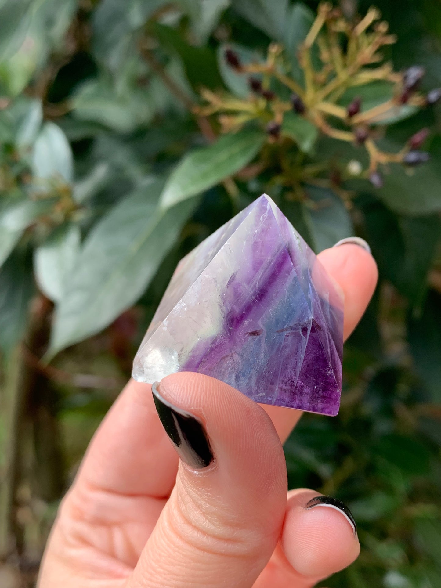 Pyramide en fluorite