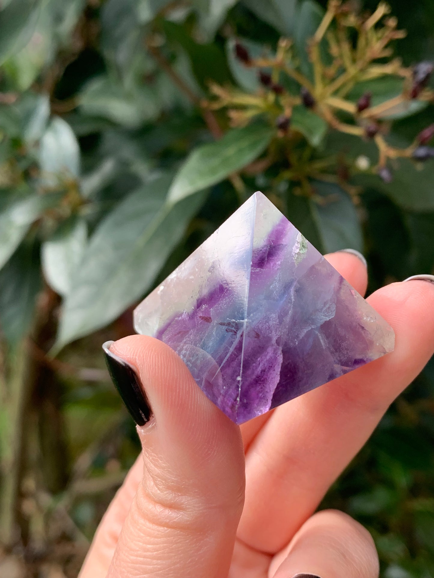 Pyramide en fluorite